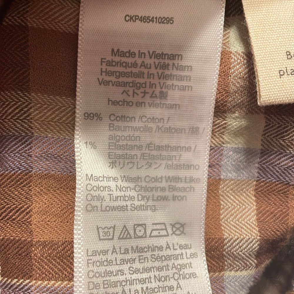 Madewell Indie Midi Peasant Dress Plaid XS - Picture 6 of 10